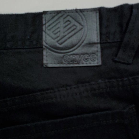 Enyce Jeans Mens 36x33 Black Denim Baggy Straight Leg Hip Hop Vintage Streetwear - Picture 10 of 15